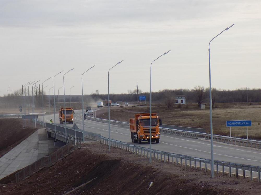 В Северо-Казахстанской области завершен ремонт моста через реку Акан-Бурлык