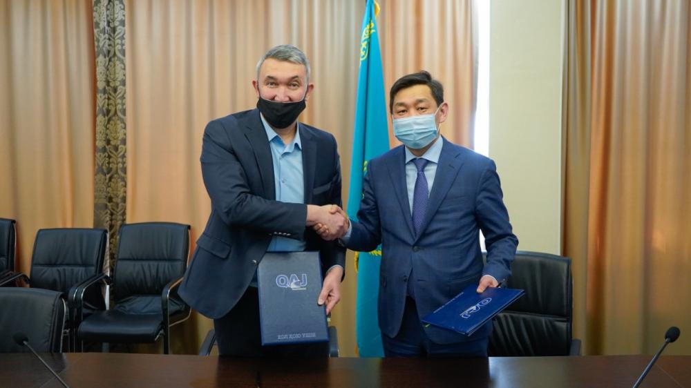 АО «НК «ҚазАвтоЖол» и Национальная Ассоциация Кооперативов и других форм экономических сообществ Республики Казахстан подписали соглашение о сотрудничестве