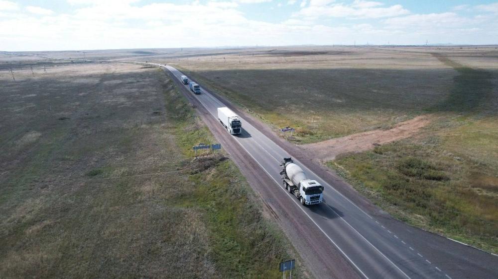 В Карагандинской области открыто движение на участке автодороги республиканского значения «Кызылорда – Павлодар – Успенка – граница РФ» 