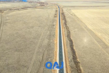 В Костанайской области завершены работы по среднему ремонту участка автодороги республиканского значения KAZ13 «Жезказган – Аркалык – Петропавловск»