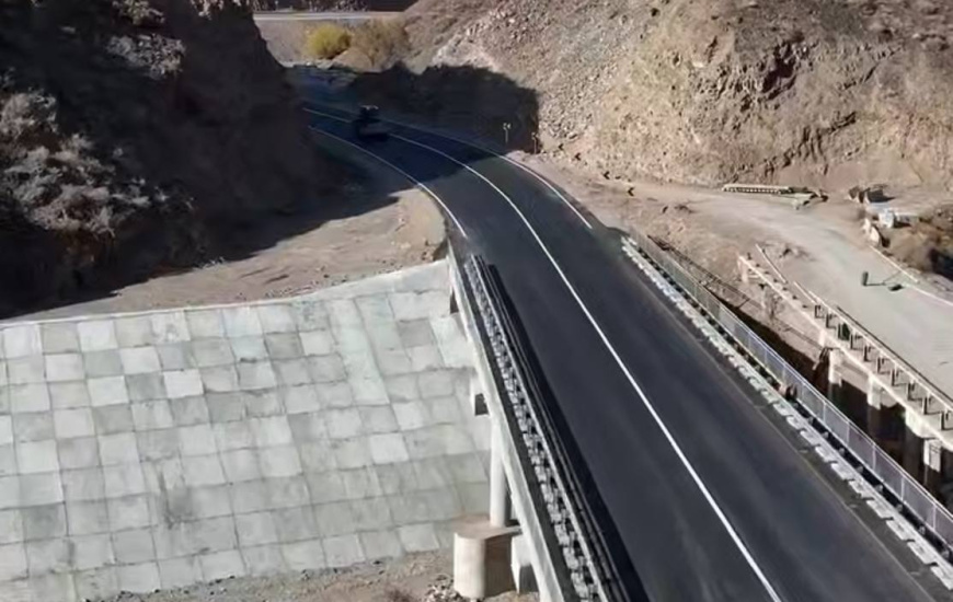 Автодорога «Сарыозек-Коктал» отремонтирована и сдана в эксплуатацию