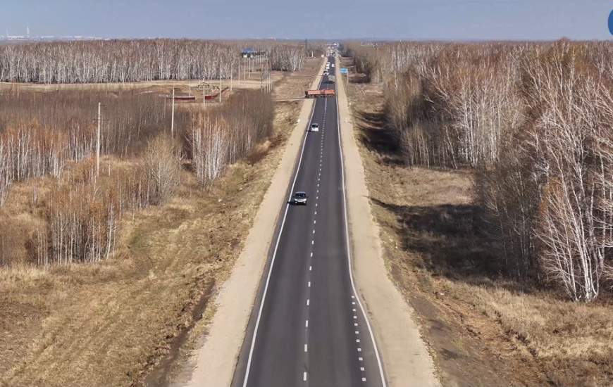 В Северо-Казахстанской области завершен ремонт участка автодороги «Жезказган – Петропавловск»